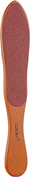Терка для ног двусторонняя, дерево, 80/120, TD-03, коричневая - Beauty Luxury (941965-27067658)