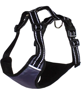 Нагрудник Lucky Pet з тканини S 36-44/36-55 Джинс (4820276195486)
