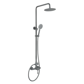 Душова колона MIXXUS SUS-003-J GRAPHITE зі змішувачем для душу з нерж. сталі SUS304 (Колір графіт) (MI5909)