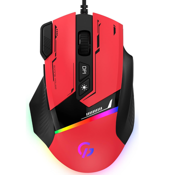 Миша GamePro GM300R Red Чорний/Червоний