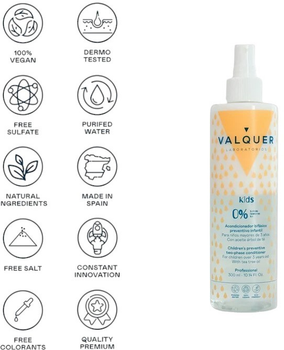 Спрей-кондиціонер для дітей Valquer Two-Phase 300 мл (8420212362352)