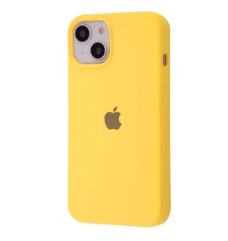 Чохол силіконовий Premium Silicone Case Full для Apple iPhone 13/14 yellow