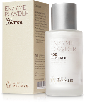 Энзимная пудра Enzyme Powder AGE CONTROL Очистка / Нежный пилинг 50 мл White Mandarin Choice