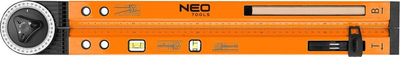 Kątomierz nastawny z poziomicą NEO Tools 500 mm 72-225 (5907558471762)