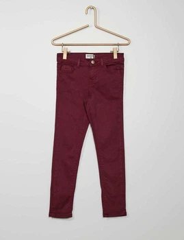 Джинси Skinny Kiabi бордовий RRXZX422 114-119