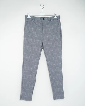 Брюки JACK&JONES серые в клетку NKGAI354 32/32