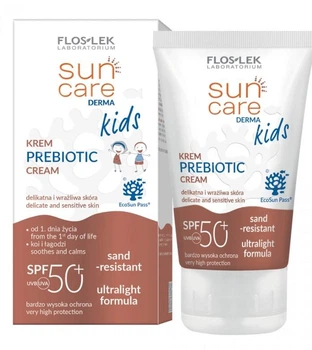 Солнцезащитный крем для детей с пребиотиками из SPF 50+ FLOSLEK, 50 мл