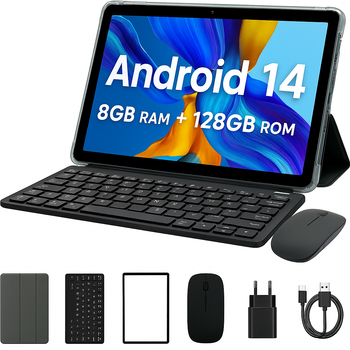 Планшет 10.1" PRITOM L10 4+4/128Gb 8 ядер Android 14 8000 mAh Зеленый