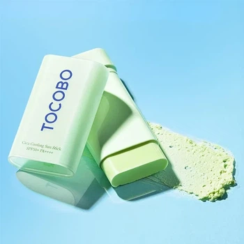 Солнцезащитный стик для чувствительной и проблемной кожи с центеллой TOCOBO Cica Cooling Sun Stick SPF50+ РА++