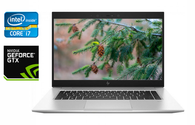 Игровой ноутбук HP EliteBook 1050 G1 / 15.6" (1920x1080) IPS / Intel Core i7-8850H (6 (12) ядер по 2.6 - 4.3 GHz) / 16 GB DDR4 / 512 GB SSD / nVidia GeForce GTX 1050, 4 GB GDDR5, 128-bit / Fingerprint / HDMI / Windows 10 б/у