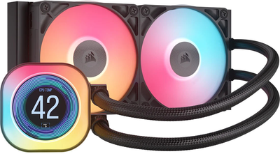 Система водяного охолодження Corsair iCUE Link TITAN 240 RX LCD Black (CW-9061022-WW)
