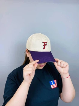 Кепка FOG New York F Dad Hat, бежевый + фиолетовый