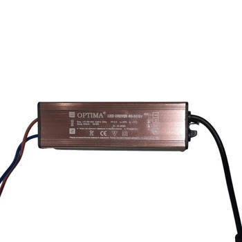 Драйвер для led панелей 45-50W Optima металл
