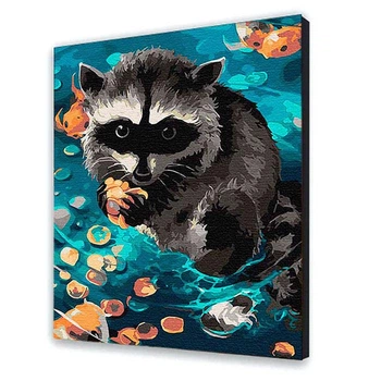 Картина по номерам "Енот. Ракун" 40*50 см 11615-AC
