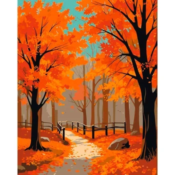Картина по номерам "Осенний лес" Artcraft 40*50 см 11055-AC