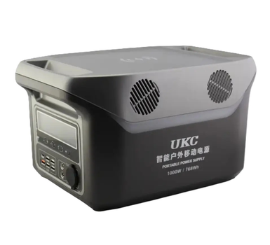 Портативная зарядная станция UKC Sine 9589 1000W 25.6V 30A разъемы: USB Type-C, USB, Розетка 220 В Black