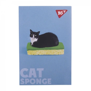 Блокнот YES А7 48 аркушів клітинка Catstyle Sponge (152099)