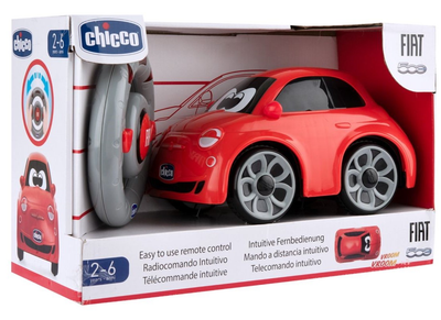 Машинка на радіокеруванні Chicco FIAT 500 Червона (8058664162451)