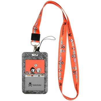Бейдж-слайдер вертикальный на шнурке серый Kite tokidoki TK22-450-2, 63039