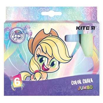 Мел цветной Jumbo Kite My Little Pony 6 цветов LP21-073, 47378