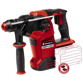 Мощный перфоратор Einhell HEROCCO 36/28-Solo: без АКБ, 18Vx2(36V), 1100 об/мин, частота удара/мин. 5300, 3.2 Дж