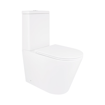 Підлоговий унітаз Qtap Scorpio безободковий Ultra Quiet з сидінням Soft-close QT14222125AUQW