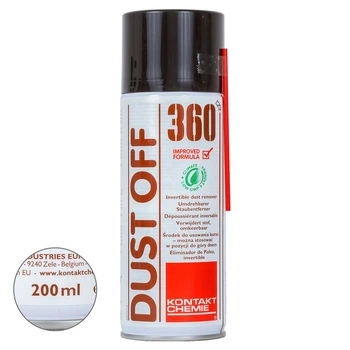 Стиснуте повітря Kontakt Chemie DUST OFF 360 (200 мл)