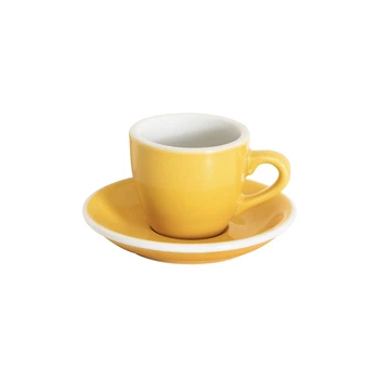 Чашка с блюдцем Loveramics EGG 80мл Yellow