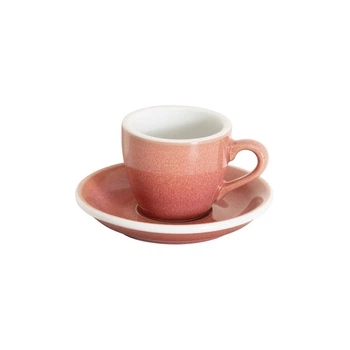 Чашка з блюдцем Loveramics EGG Potter 80мл Berry