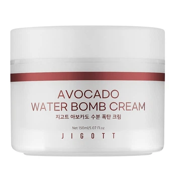 Зволожувальний крем для обличчя з авокадо Jigott Avocado Water bomb Cream 150ml