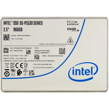 SSD диск Intel D5-P5530 960GB SSD 2.5" OEM (SSDPF2KX960HZN1)