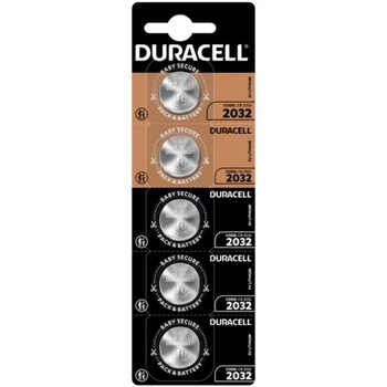 Батарейка таблетка Duracell CR2032 Lithium DSN 5шт (6829496)