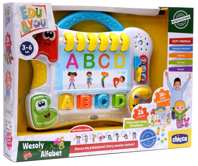 Розвиваюча іграшка Chicco Edu4You Веселий Алфавіт (8058664131488) 