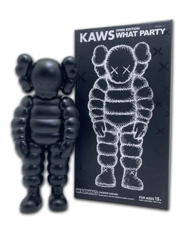 Статуэтка KAWS x WHAT PARTY FIGURE x Black 400% 27 см Brian Donnelly Рыцарь