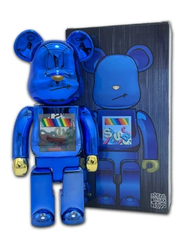 Статуэтка Bearbrick x J.S.B. 3RD Ver. 400% 28 см Medicom Toy Синий