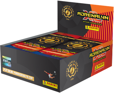 Zestaw kart Panini Adrenalyn XL FIFA365 Club World Cup 25 Fat Pack Box (10 fat packs) (8051708022865)