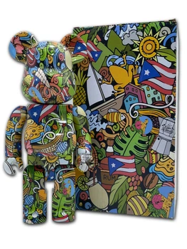 Статуэтка Bearbrick x Puerto Rico 400% 28 см Medicom Toy Острів