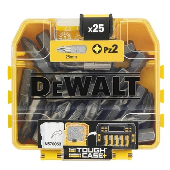 Набір біт DeWALT, Pozidriv, Pz2, L=25 мм, 25 шт (DT71521)