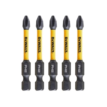Набір біт DеWALT, ударні, IMPACT TORSION EXTREME, Philips, Ph2, L=57 мм, 5 шт (DT7998T)