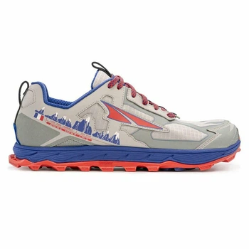 Кросівки для бігу Altra Lone Peak 4.5 Chamonix сіро-червоні трейлові чоловічі 44.5