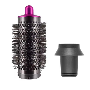 Насадка брашинг з адаптером для стайлера Dyson Airwrap / Дайсон кругла гребінець , рожевий (105758319)