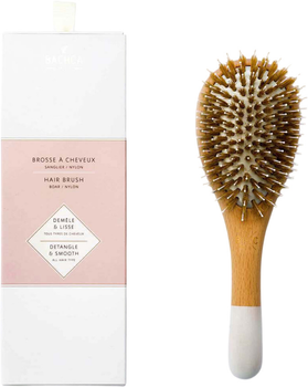 Щітка для волосся Bachca Paris Wooden Detangle & Smooth (3760255900025)