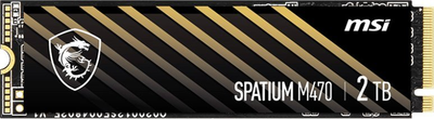 SSD диск MSI Spatium M470 Pro 2TB M.2 2280 NVMe PCIe 4.0 x4 3D NAND TLC (S78-440Q990-P83)