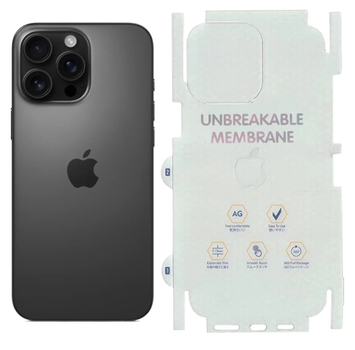Защитная пленка DK для Apple iPhone 16 Pro | AG Matte Unbreakable Membrane HydroGel 360° (clear)