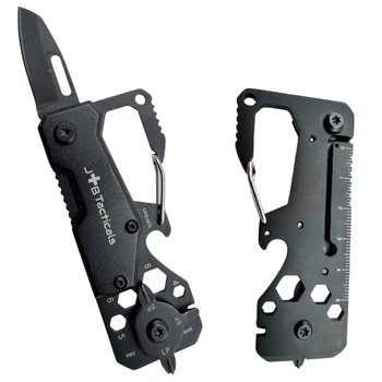Мультитул JB Tacticals картка 13в1 Multitool EDC card Black (JB-MLT-0008)