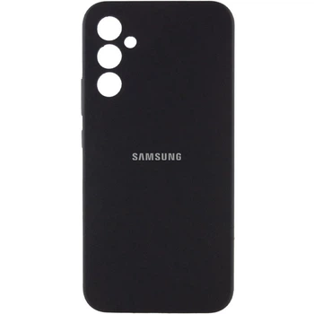 Чохол Silicone Cover Lakshmi Full Camera (AA) with logo для Samsung Galaxy A55 Black