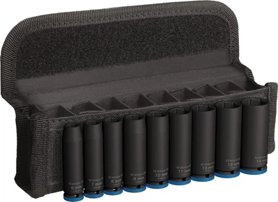 Набір ударних торцевих головок Bosch PRO Deep 9 шт1/4" 50 мм (2608003035)