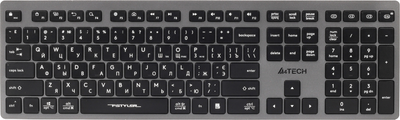 Клавіатура бездротова A4Tech FBX50C USB/Bluetooth Grey (4711421969697)