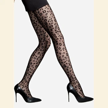 Колготки Lores Leopardo 20-40 den XS/S 1-2 черный
