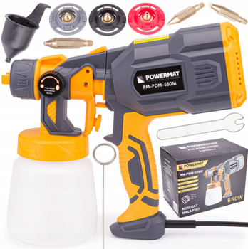Краскопульт электрический Powermat 550 Вт 0.8л
